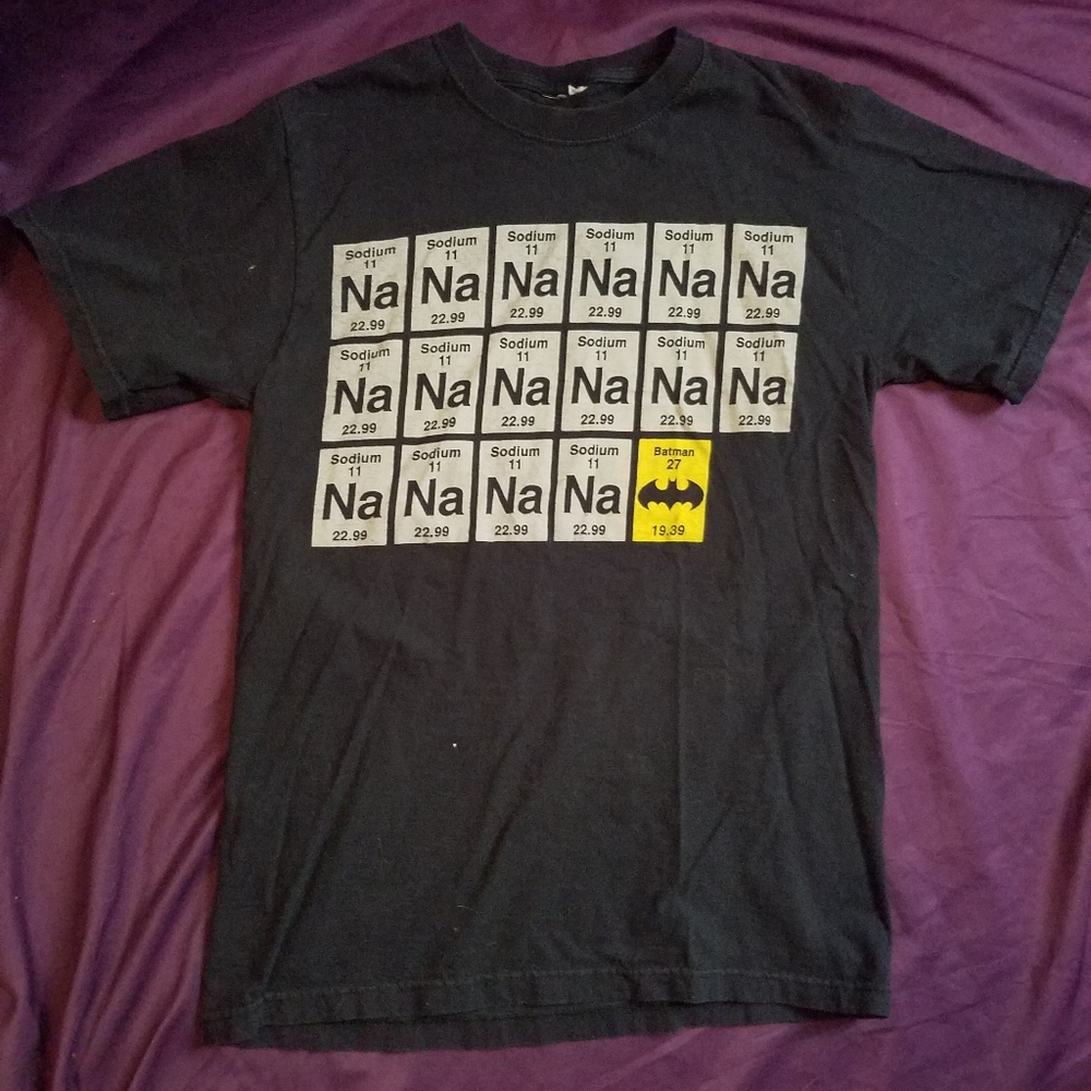 Periodic Table of Batman Shirt